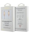 Guess Ebossed Logo USB-C / Lightning cable 1.5m fast charging - gold