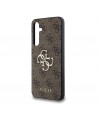 Guess 4G Big Metal Logo case for Samsung Galaxy A35 - brown