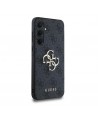 Guess 4G Big Metal Logo case for Samsung Galaxy A35 - black