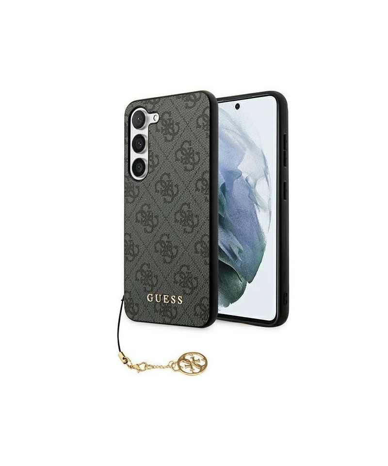 Guess 4G Charms Collection case for Samsung Galaxy A35 - black