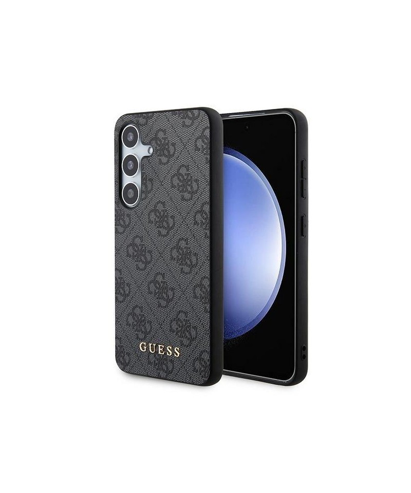 Guess 4G Metal Gold Logo case for Samsung Galaxy A35 - black