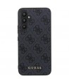 Guess 4G Metal Gold Logo case for Samsung Galaxy A35 - black