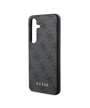 Guess 4G Metal Gold Logo case for Samsung Galaxy A35 - black