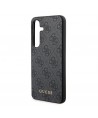 Guess 4G Metal Gold Logo case for Samsung Galaxy A35 - black