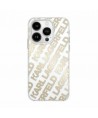 Karl Lagerfeld IML Fullover Logo case for iPhone 15 / 14 / 13 - gold