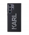 Karl Lagerfeld 3D Rubber Glitter Logo case for Samsung Galaxy S24 Ultra - black
