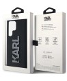Karl Lagerfeld 3D Rubber Glitter Logo case for Samsung Galaxy S24 Ultra - black