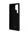 Karl Lagerfeld Silicone Choupette Metal Pin case for Samsung Galaxy S24 Ultra - black