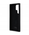 Karl Lagerfeld Silicone Karl&Choupette Metal Pin case for Samsung Galaxy S24 Ultra - black