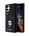 Karl Lagerfeld Silicone Ikonik Metal Pin case for Samsung Galaxy S24 Ultra - black