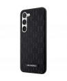 Karl Lagerfeld Saffiano Mono Metal Logo case for Samsung Galaxy S24+ - black