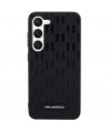 Karl Lagerfeld Saffiano Mono Metal Logo case for Samsung Galaxy S24+ - black