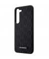 Karl Lagerfeld Saffiano Mono Metal Logo case for Samsung Galaxy S24+ - black