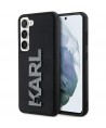 Karl Lagerfeld 3D Rubber Glitter Logo case for Samsung Galaxy S24 - black