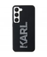 Karl Lagerfeld 3D Rubber Glitter Logo case for Samsung Galaxy S24 - black