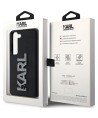 Karl Lagerfeld 3D Rubber Glitter Logo case for Samsung Galaxy S24 - black