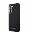 Karl Lagerfeld Saffiano Mono Metal Logo case for Samsung Galaxy S24 - black