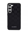 Karl Lagerfeld Saffiano Mono Metal Logo case for Samsung Galaxy S24 - black