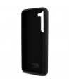 Karl Lagerfeld Silicone Choupette Metal Pin case for Samsung Galaxy S24 - black