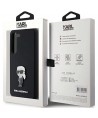Karl Lagerfeld Silicone Ikonik Metal Pin case for Samsung Galaxy S24 - black