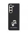 Karl Lagerfeld Saffiano Karl&Choupette Pin case for Samsung Galaxy A35 - black