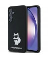 Karl Lagerfeld Silicone Choupette case for Samsung Galaxy A35 - black