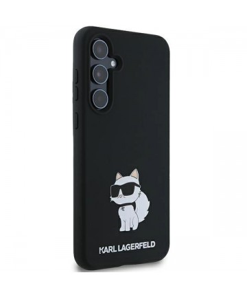 Karl Lagerfeld Silicone Choupette case for Samsung Galaxy A35 - black