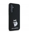 Karl Lagerfeld Silicone Choupette case for Samsung Galaxy A35 - black
