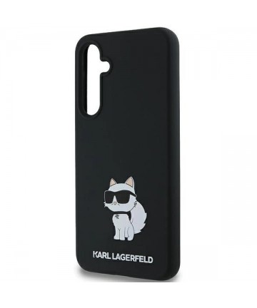 Karl Lagerfeld Silicone Choupette case for Samsung Galaxy A35 - black