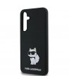 Karl Lagerfeld Silicone Choupette case for Samsung Galaxy A35 - black