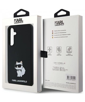 Karl Lagerfeld Silicone Choupette case for Samsung Galaxy A35 - black