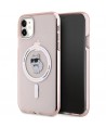 Karl Lagerfeld IML Choupette MagSafe case for iPhone 11 / Xr - pink