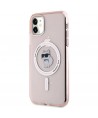 Karl Lagerfeld IML Choupette MagSafe case for iPhone 11 / Xr - pink