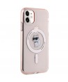 Karl Lagerfeld IML Choupette MagSafe case for iPhone 11 / Xr - pink