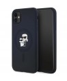 Karl Lagerfeld Silicone Karl&Choupette MagSafe case for iPhone 11 / Xr - black