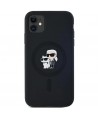 Karl Lagerfeld Silicone Karl&Choupette MagSafe case for iPhone 11 / Xr - black