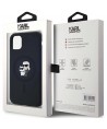 Karl Lagerfeld Silicone Karl&Choupette MagSafe case for iPhone 11 / Xr - black