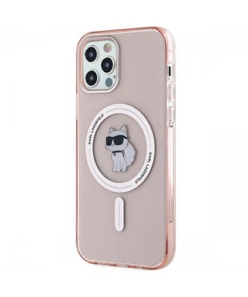 Karl Lagerfeld IML Choupette MagSafe case for iPhone 12/12 Pro - pink