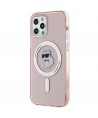 Karl Lagerfeld IML Choupette MagSafe case for iPhone 12/12 Pro - pink