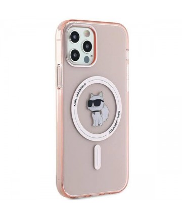 Karl Lagerfeld IML Choupette MagSafe case for iPhone 12/12 Pro - pink