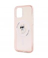 Karl Lagerfeld IML Choupette MagSafe case for iPhone 12/12 Pro - pink