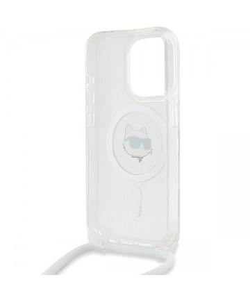 Karl Lagerfeld IML Choupette Head & Cord MagSafe case for iPhone 13 Pro Max - transparent