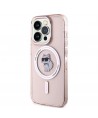 Karl Lagerfeld IML Choupette MagSafe case for iPhone 14 Pro - pink