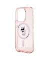 Karl Lagerfeld IML Choupette MagSafe case for iPhone 14 Pro - pink