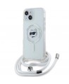 Karl Lagerfeld IML Choupette Head & Cord MagSafe case for iPhone 14 / 13 / 15 - transparent