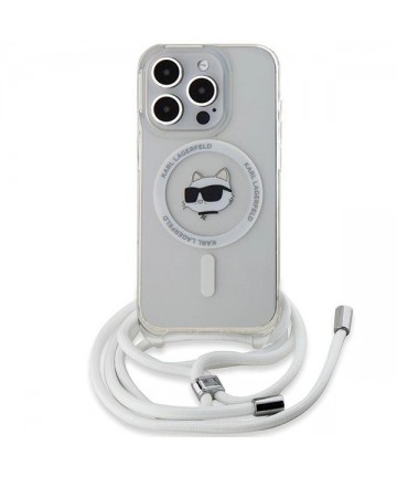 Karl Lagerfeld IML Choupette Head & Cord MagSafe case for iPhone 14 Pro Max - transparent