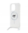 Karl Lagerfeld IML Choupette Head & Cord MagSafe case for iPhone 14 Pro Max - transparent