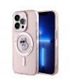 Karl Lagerfeld IML Choupette MagSafe case for iPhone 14 Pro Max - pink