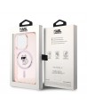 Karl Lagerfeld IML Choupette MagSafe case for iPhone 14 Pro Max - pink