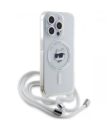 Karl Lagerfeld IML Choupette Head & Cord MagSafe case for iPhone 15 Pro - transparent